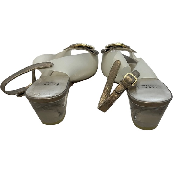 Stuart Weitzman Clear Buckled Heels - Picture 9 of 14